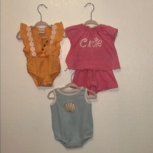 Yellow Ruffled One Piece